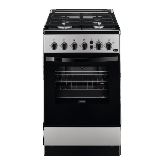 Zanussi ZCG512H1SA Manuales