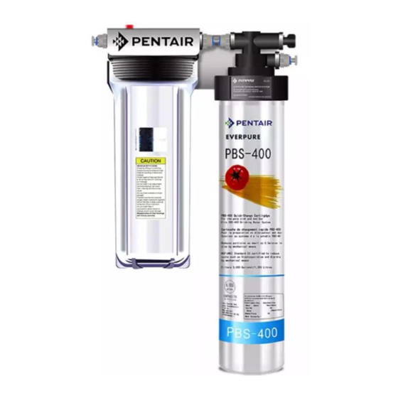 Pentair EVERPURE PBS-400 Manual Del Usuario
