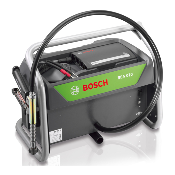 Bosch BEA 070 Manual Original