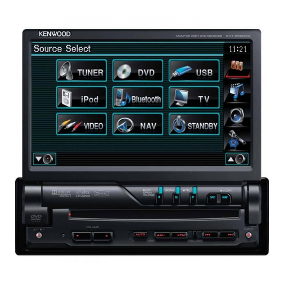 Kenwood KVT-526DVD Manual De Instalación