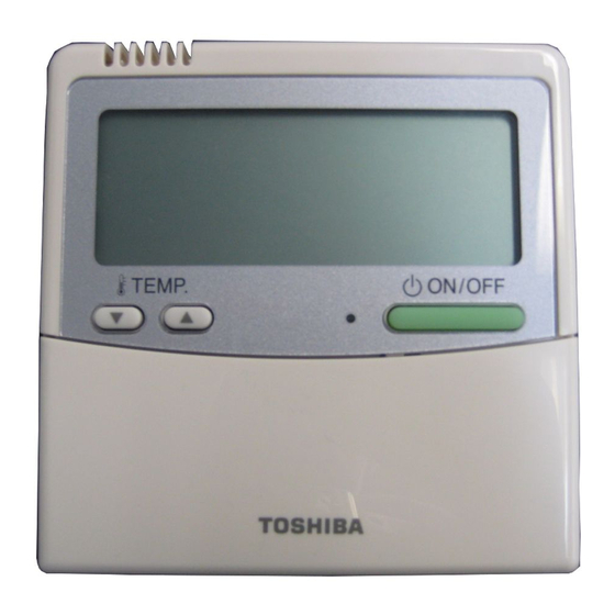 Toshiba RBC-AMTU31-E Manual Del Propietário