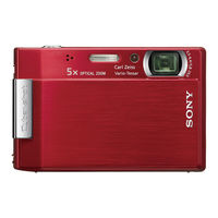 Sony Cyber-shot DSC-T100 Manual De Instrucciones