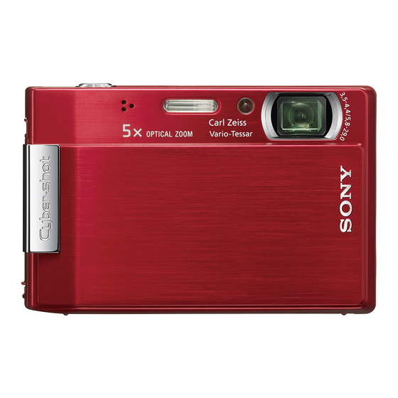 Sony Cyber-shot DSC-T100 Manual De Instrucciones