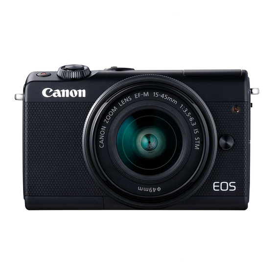 Canon EOS M100 Manual Del Usuario
