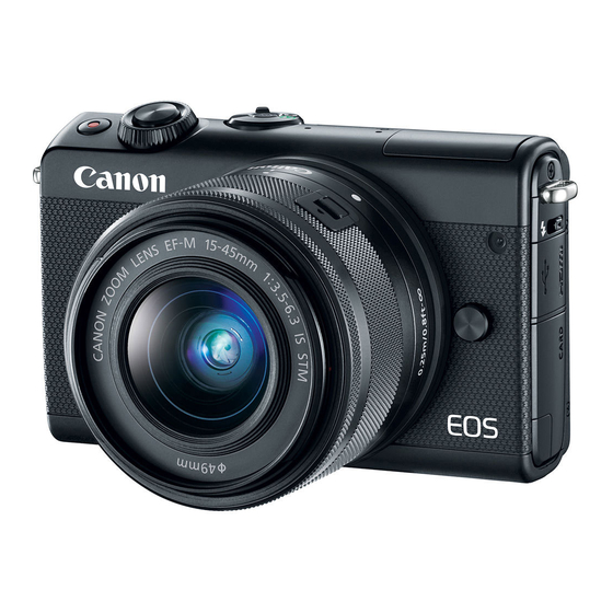 Canon EOS M100 Guia De Ayuda