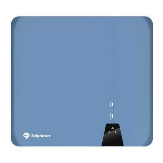 Solplanet ASW H-S2 Serie Manual De Usuario