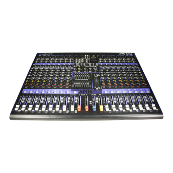 Audiolab LIVE AN16 Manuales