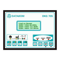Datakom DKG-705 Manual Del Usuario