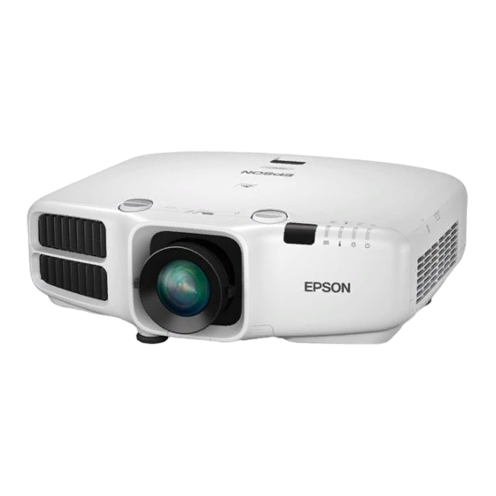 Epson PowerLite Pro G6050W Guía De Referencia Rápida