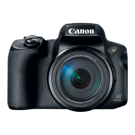 Canon PowerShot SX70 HS Manuales