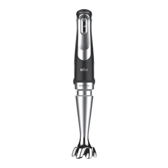 Braun MultiQuick 9 Manual Del Usuario