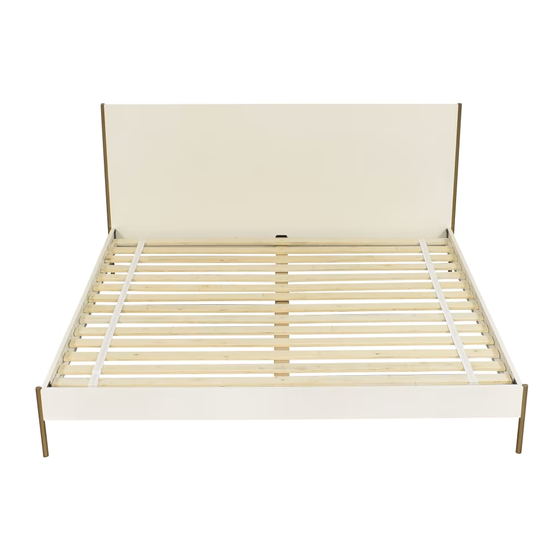 West Elm Rhyan Bed Instrucciones De Ensamblaje