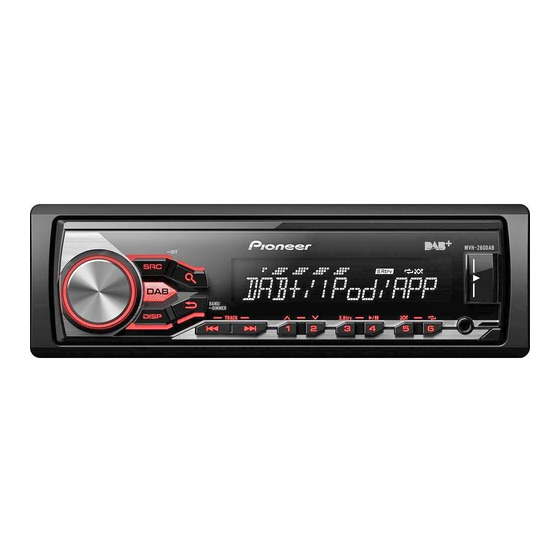 Pioneer MVH-280DAB Manual De Instrucciones