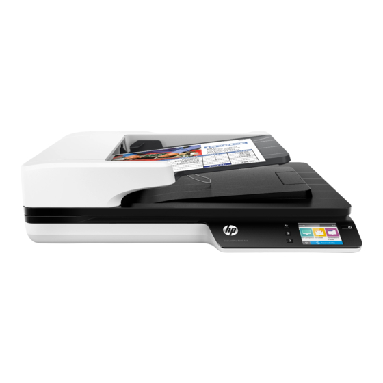 HP ScanJet Pro 4500 fn1 Guia Del Usuario