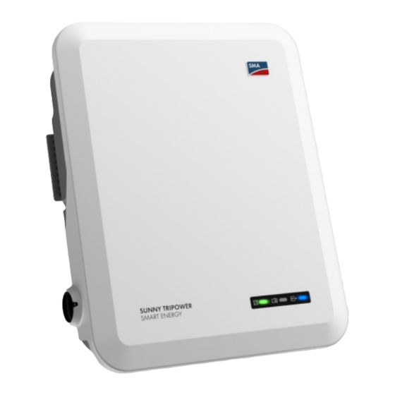 SMA SUNNY TRIPOWER 5.0 SMART ENERGY Instrucciones De Funcionamiento