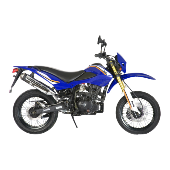 Zanella ZTT 200 MOTARD Manuales