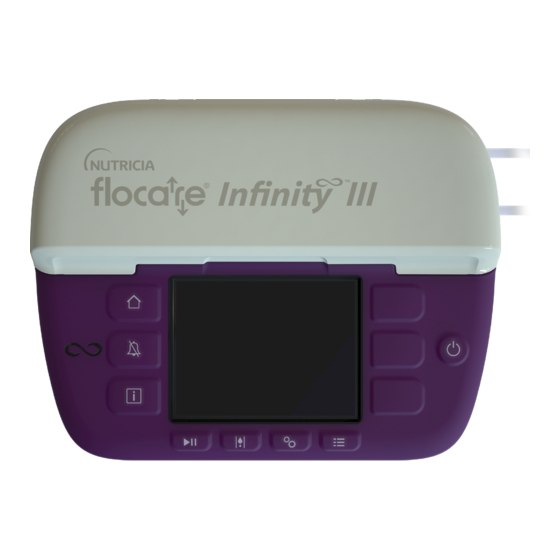 Nutricia Flocare Infinity III Instrucciones De Uso