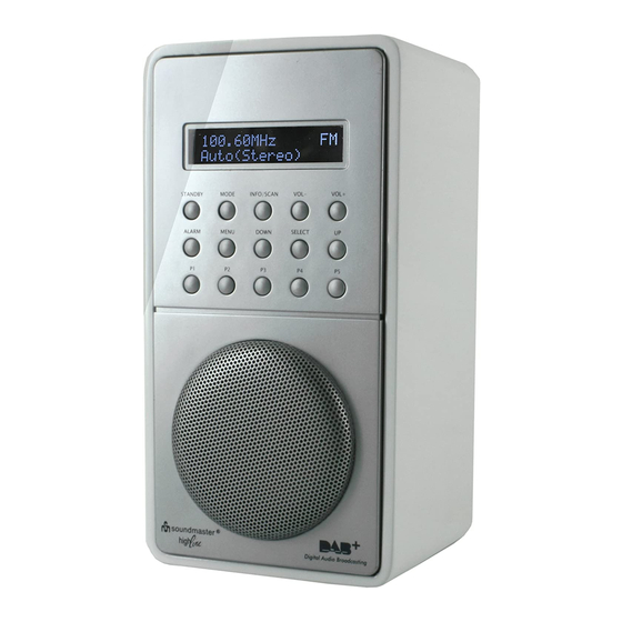 SOUNDMASTER highline DAB100 Manual
