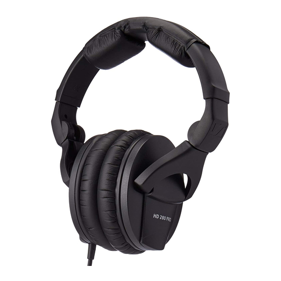 Sennheiser HD 280 PRO Instrucciones Para El Uso