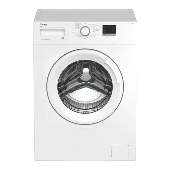 Beko WTE 7611 BW Manual Del Usuario