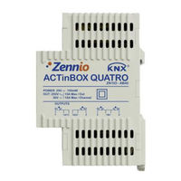 Zennio ACTinBOX QUATRO Manual Del Producto