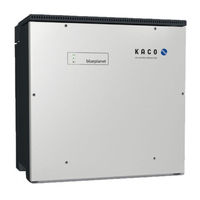 Kaco blueplanet 87.0 TL3 M1 WM OD IIF0 Instrucciones De Servicio