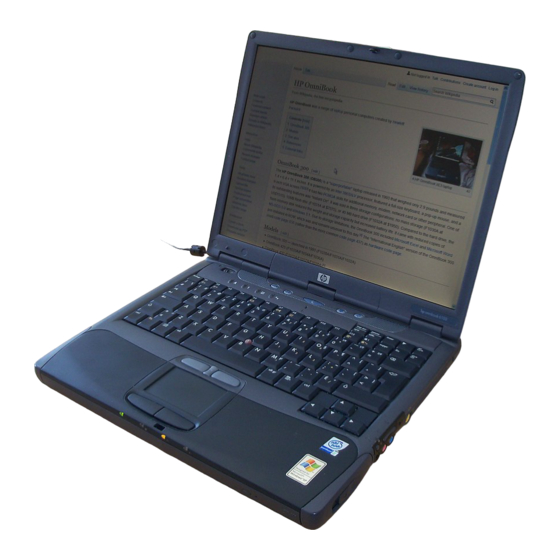 HP OmniBook 6000 Guía De Inicio