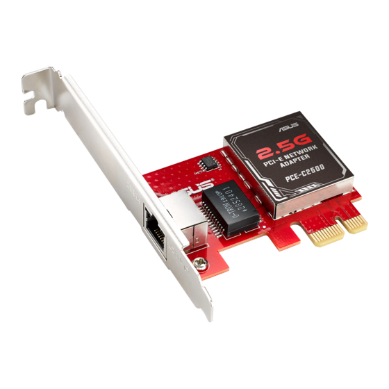 Asus PCE-C2500 2.5G PCI-E Guia De Inicio Rapido