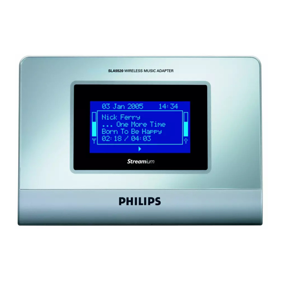 Philips SLA5520 Guia De Inicio Rapido