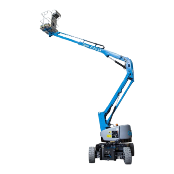 Genie Z-33 DC Power Manual Del Operario