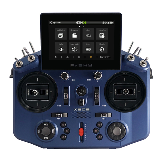 FrSky TANDEM X20S Manual De Instrucciones