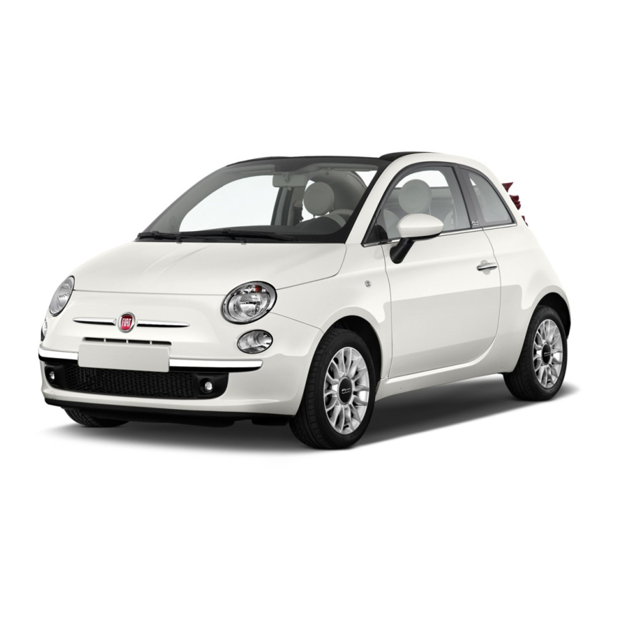 Fiat 500 2012 Manual De Uso Y Mantenimiento