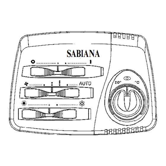 Sabiana TMO-T-AU Manual De Uso
