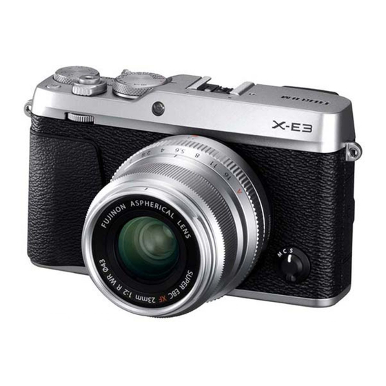 FujiFilm X-E3 Guía De Nuevas Características