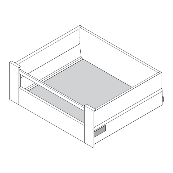 blum TANDEMBOX Instrucciones De Montaje