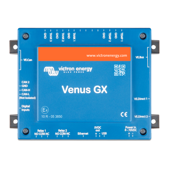 Victron energy Venus GX Manual Del Usuario