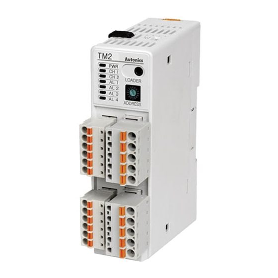 Autonics TM Serie Manual Del Usuario