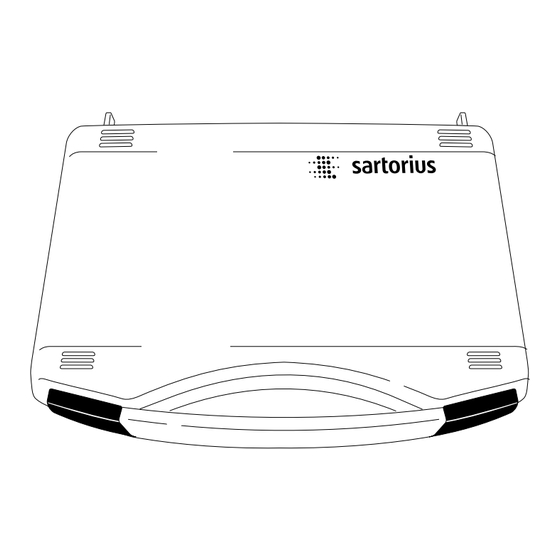 Sartorius YTM03MA Instrucciones De Funcionamiento