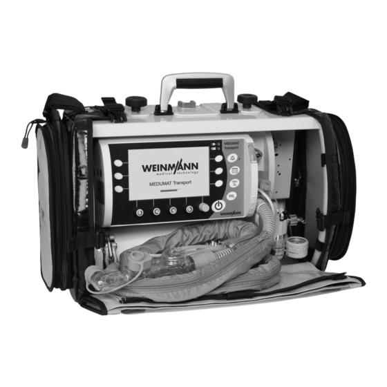 Weinmann MEDUMAT Transport Manual De Instrucciones