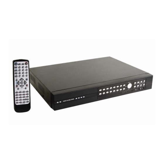 Velleman DVR16H1 Guía Rápida