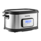 Gourmia GSV550 9 Qt Horno de Cocción Sous Vide con Temporizador Digital, Guía de Cocina y Tablas