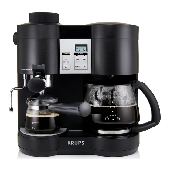 Krups ESPRESSO COMBI XP1600 Manuales