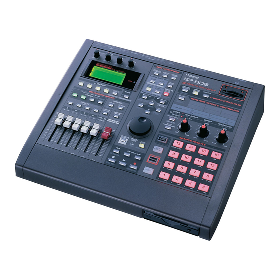 Roland SP-808 Manual De Instrucciones