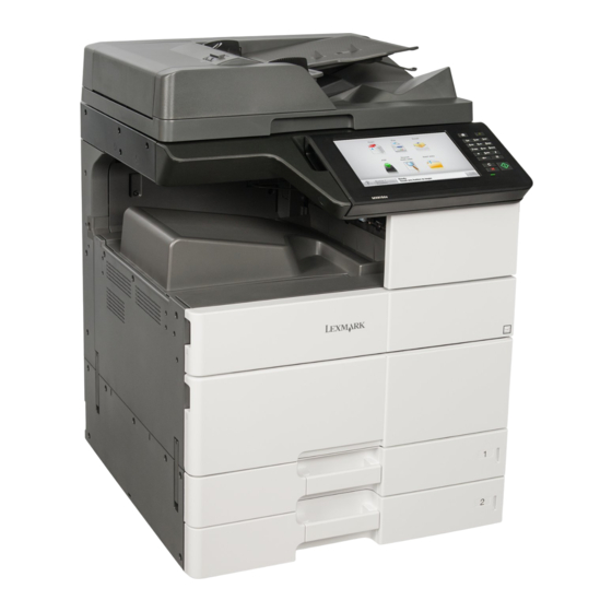 Lexmark MX910 Serie Guia Del Usuario