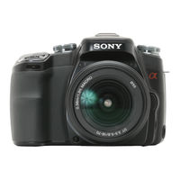 Sony DSLR-A100 Manual De Instrucciones