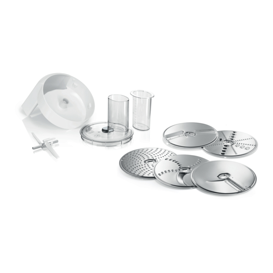 Bosch VeggieLove MUZ5VL1 Manual De Usuario