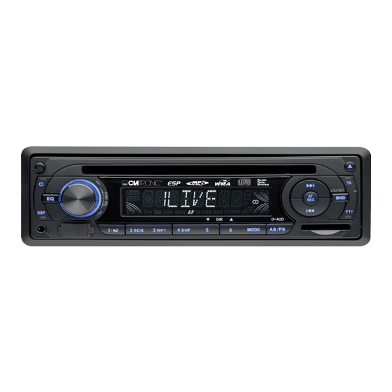 Clatronic ar 815 USB/CR Instrucciones De Servicio