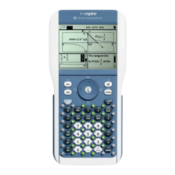 Texas Instruments TI-Nspire Manual De Instrucciones