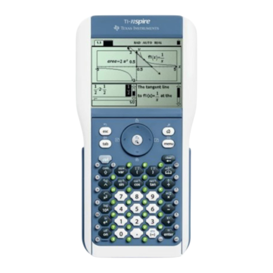 Texas Instruments TI-Nspire Guía De Referencia