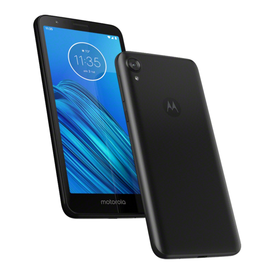 Motorola moto e6 Manual Del Usuario